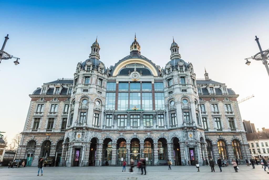 Cosy Appartement Met Tuin In Centrum Antwerpen Gratis Parking Free Parking! 外观 照片