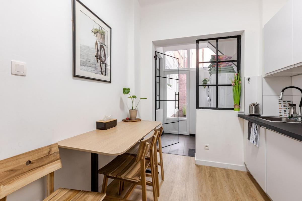 Cosy Appartement Met Tuin In Centrum Antwerpen Gratis Parking Free Parking! 外观 照片