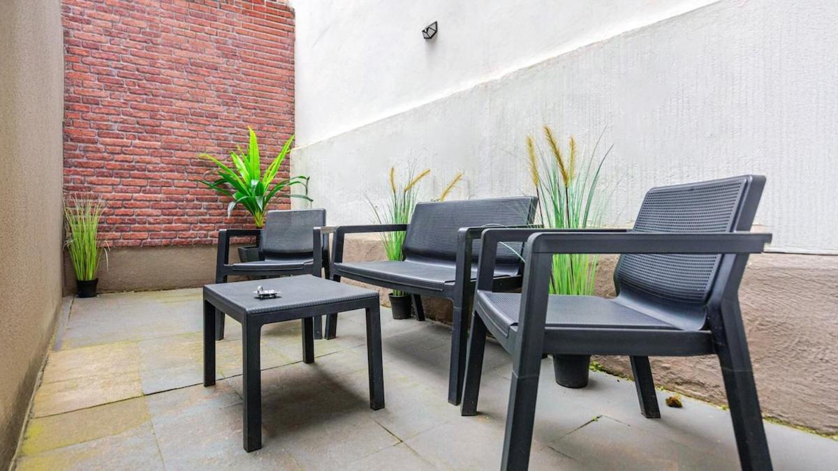 Cosy Appartement Met Tuin In Centrum Antwerpen Gratis Parking Free Parking! 外观 照片